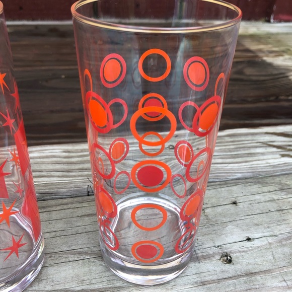 Mid century modern starburst circle square glasses - Picture 7 of 8
